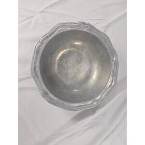 Wilton Armetale 10" Small Round Serving Bowl #102244 Pewter Look – USA Made